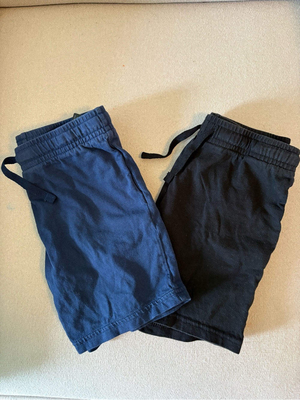 H&M Black & Navy Drawstring Shorts - Picture 2 of 6